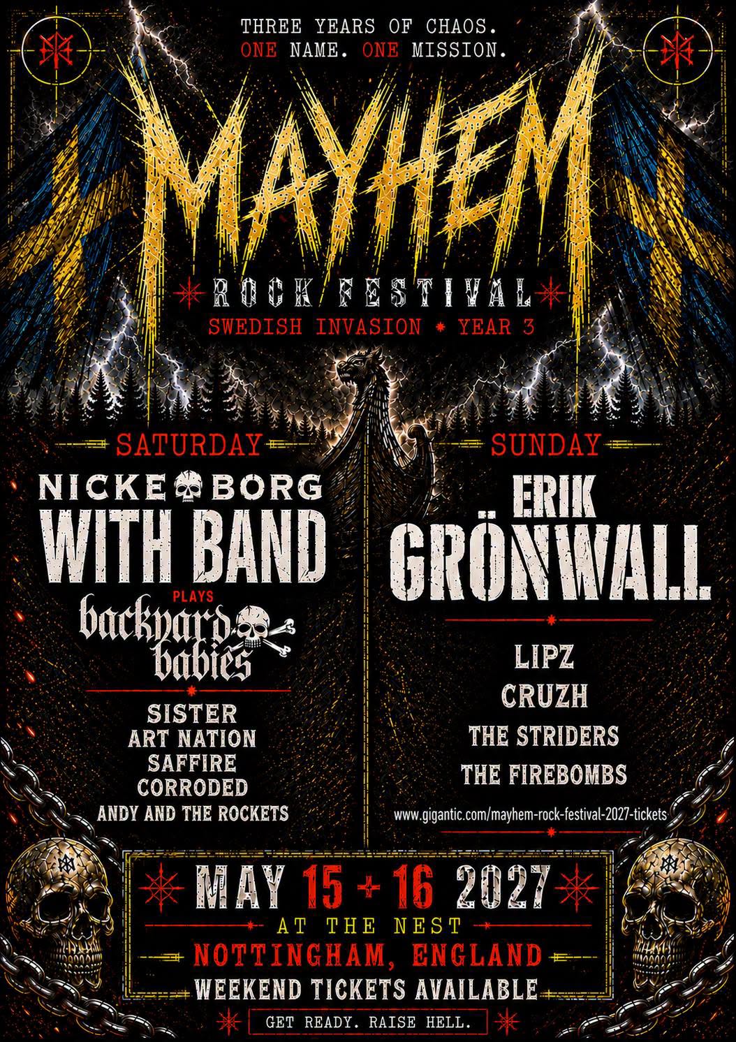 Mayhem Rock Festival 2027